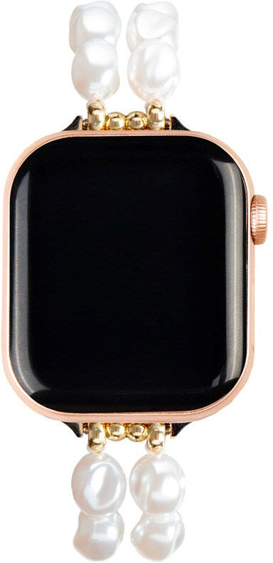 Apple Watch (38/40/SE/41/42mm) iDeal of Sweden Resinrem - Classy White Pearl