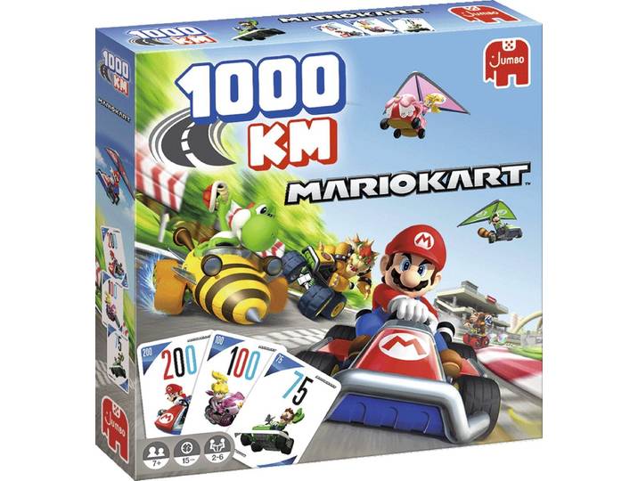 Jumbo 1000KM - Mario Kart - Bordspel - Urenlang speelplezier