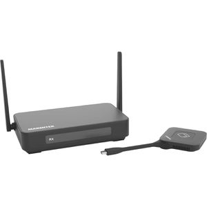 Marmitek Präsentationssystem Stream 4K Pro, 25008488, USB-C, BYOM, AirPlay / Miracast / Google Cast, Basis & Sender