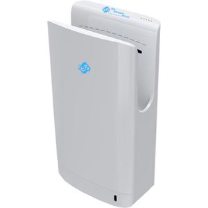 JSD JSD Händetrockner  -Compact, 60145, Jet-Luftstrom, weiß, Infrarotsensor vollautomatisch, 1750W, HEPA-Filter, Kunststoff