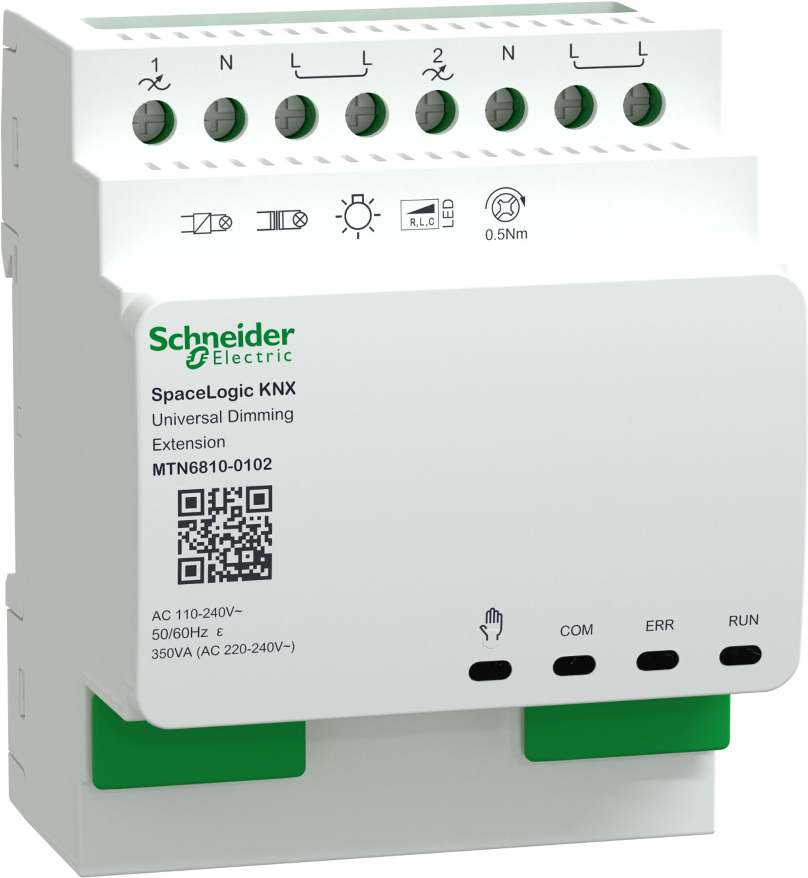 Schneider Electric Erweiterung Dimmer SpaceLogic KNX MTN6810-0102)