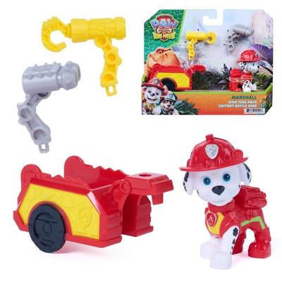 PAW Patrol: Der Dino Film, Marshalls Dino Werkzeug-Pack, Marshall-Figur mit Anhänger und Werkzeugen