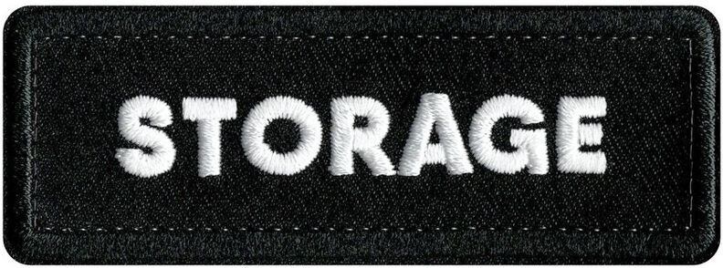 CRDBAG Patches Storage 3 Pcs nero