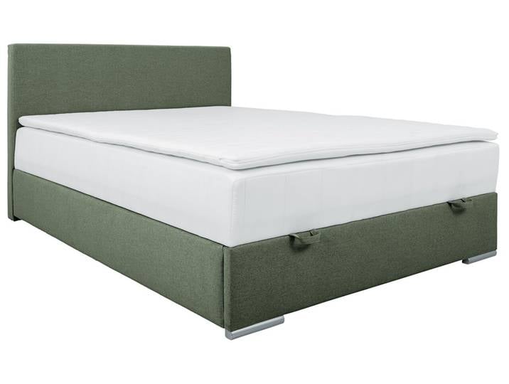 Z2 Boxspringbett TOM, grün, Stoff