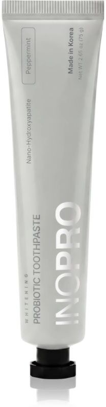 InoPro Probiotic Toothpaste dentifrice blanchissant sans fluorure saveur Peppermint 75 g