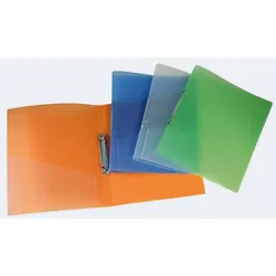 DONAU Ringbücher 2-Ringe DIN A4 3.4 cm weiß, blau, grün, orange