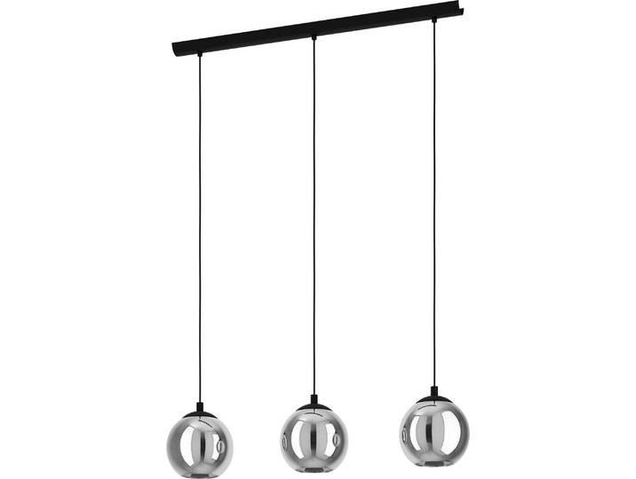 Lampe de table Ariscani 3 flammes verre fumé