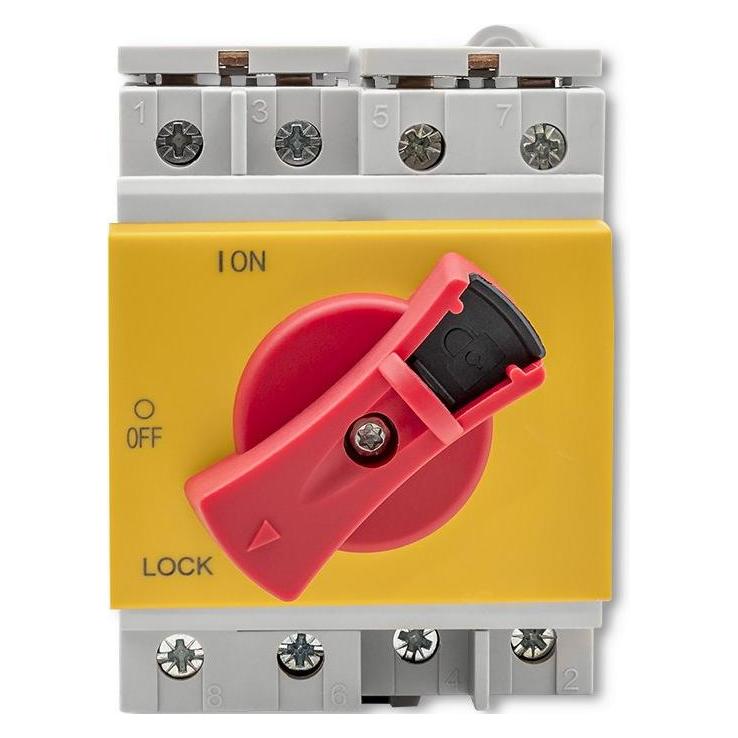 Qoltec Fotowoltaiczny wyłącznik prądu stałego z funkcją blokady | Przełącznik DC | 1200V | 32A (52611)
