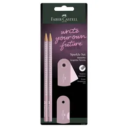 FABER-CASTELL Bleistift-Set Grip Sparkle