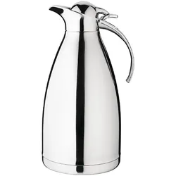 Olympia Thermoskanne Edelstahl-Look 2L
