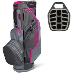 Sun Mountain H2 No Lite 22 wasserdichtes Cartbag grau/pink
