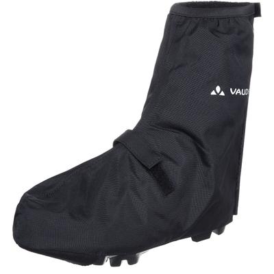 Fahrrad-Überschuh VAUDE "BIKE GAITER SHORT", Gr. 50/52 (XXL), schwarz, Schuhüberzieher, mit reflektierenden Elementen, wasserabweisend
