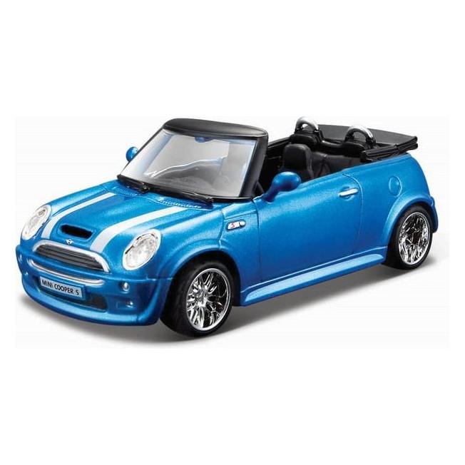 Bburago 18/43041 2020 Mini Cooper S Cabriolet 1:32 scale metallic (Asst.18/43100,18/43000) blue (18-43041)