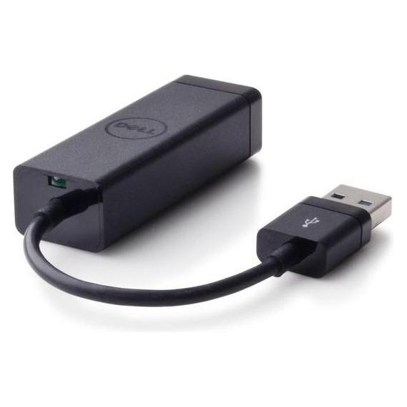Dell Adapter - USB A 3.0 to (USB, USB 3.0, RJ45 Gigabit Ethernet (1x)) (94HCF)