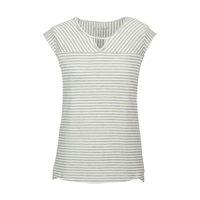 Funktionstop KILLTEC "KOS 125 WMN TP", Damen, Gr. 42, weiß (graugrün), Obermaterial: 95% Polyester, 5% Elasthan, Tops, Schnelltrocknendes Damen Funktionstop mit femininem Design