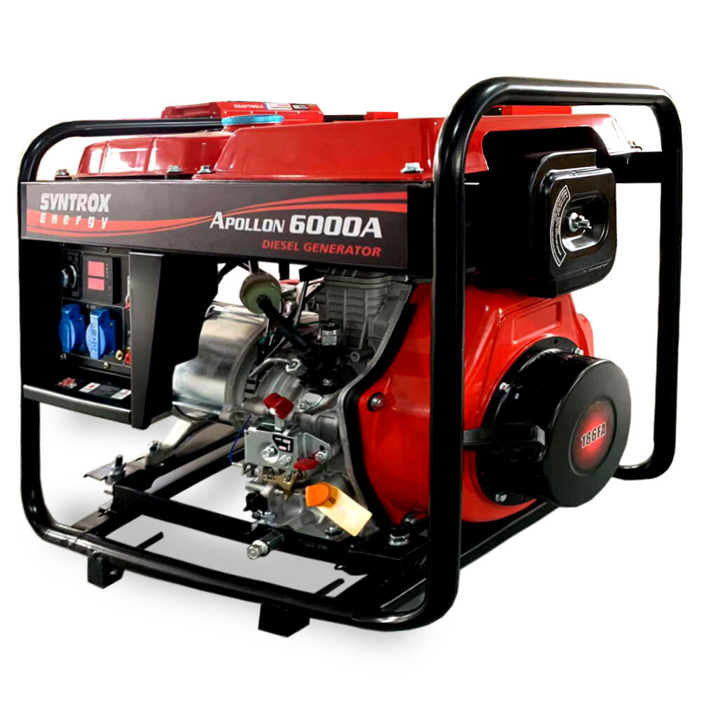 Syntrox Amiro Diesel-Notstromaggregat 4,6 kW, Elektrostart, 12,5-l-Tank