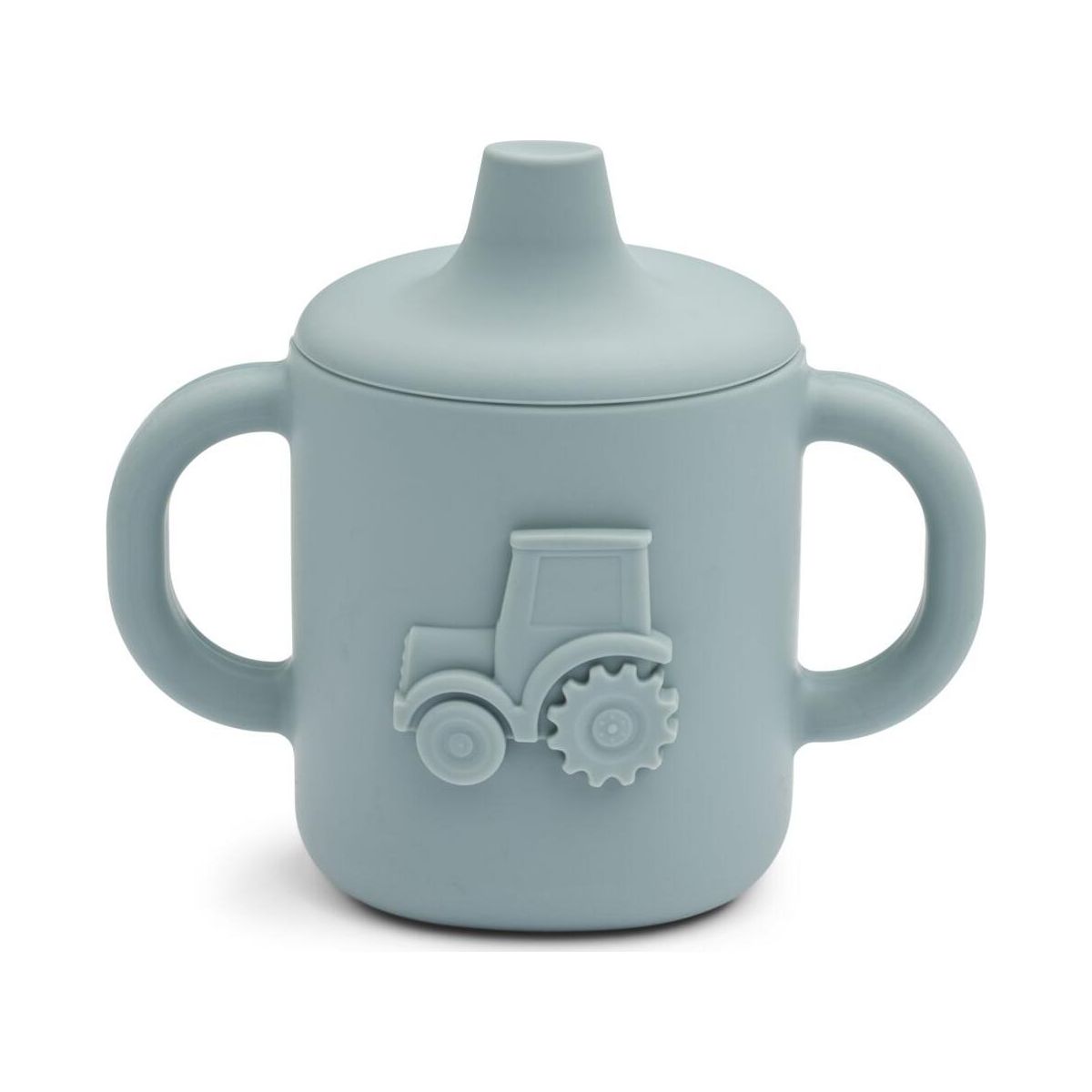Liewood Amelio Tractor Sippy cup blue fog (6941) ONE SIZE LW17275-6941-ONE SIZE-CU