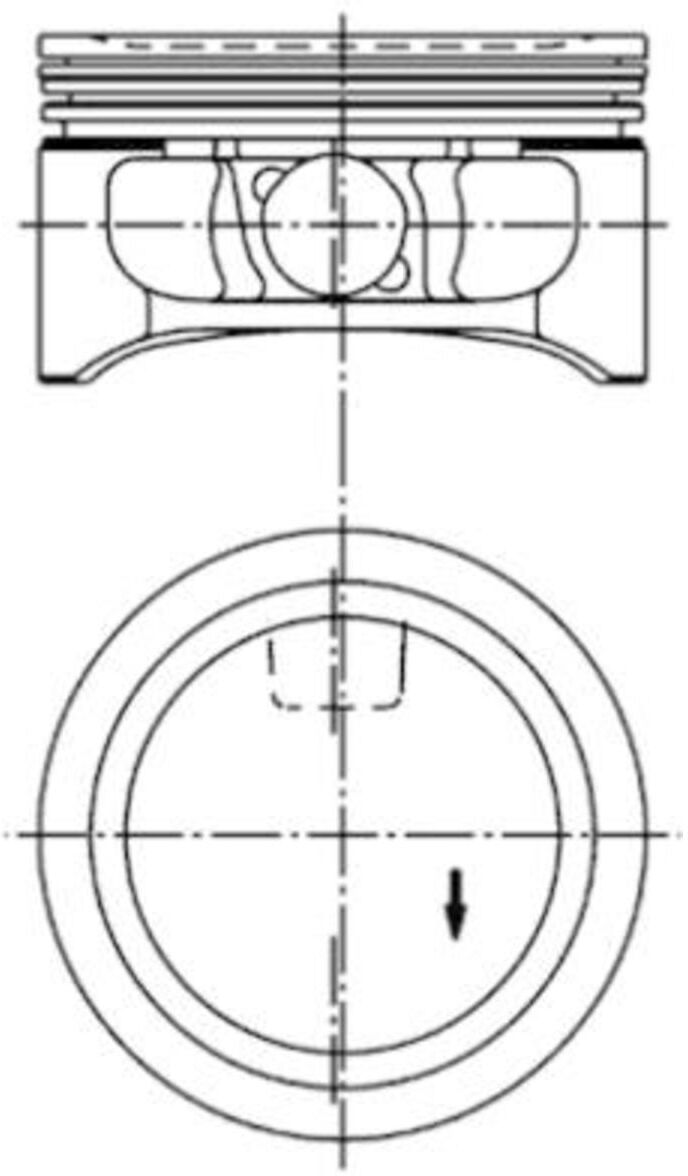 Kolbenschmidt Pistone 94912600