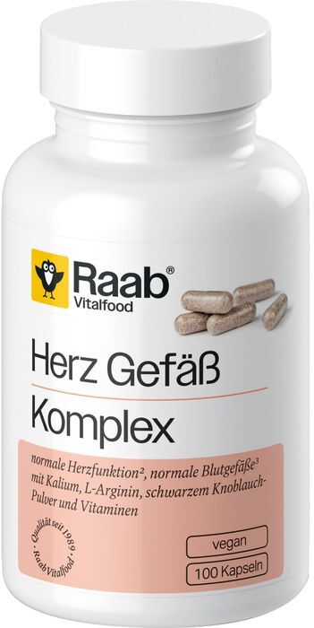 Raab Vitalfood GmbH RAAB Vitalfood Herz Gefäß Komplex Kapseln 100 St. (70 g)