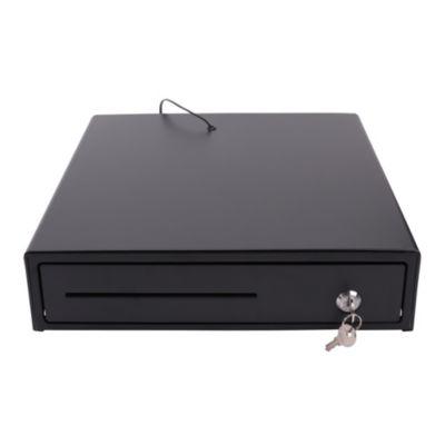 Kassenschublade Olympia MD 335C, 8 Münzfächer und 4 Geldscheinfächer, RJ 12, abschließbar, Metall, schwarz