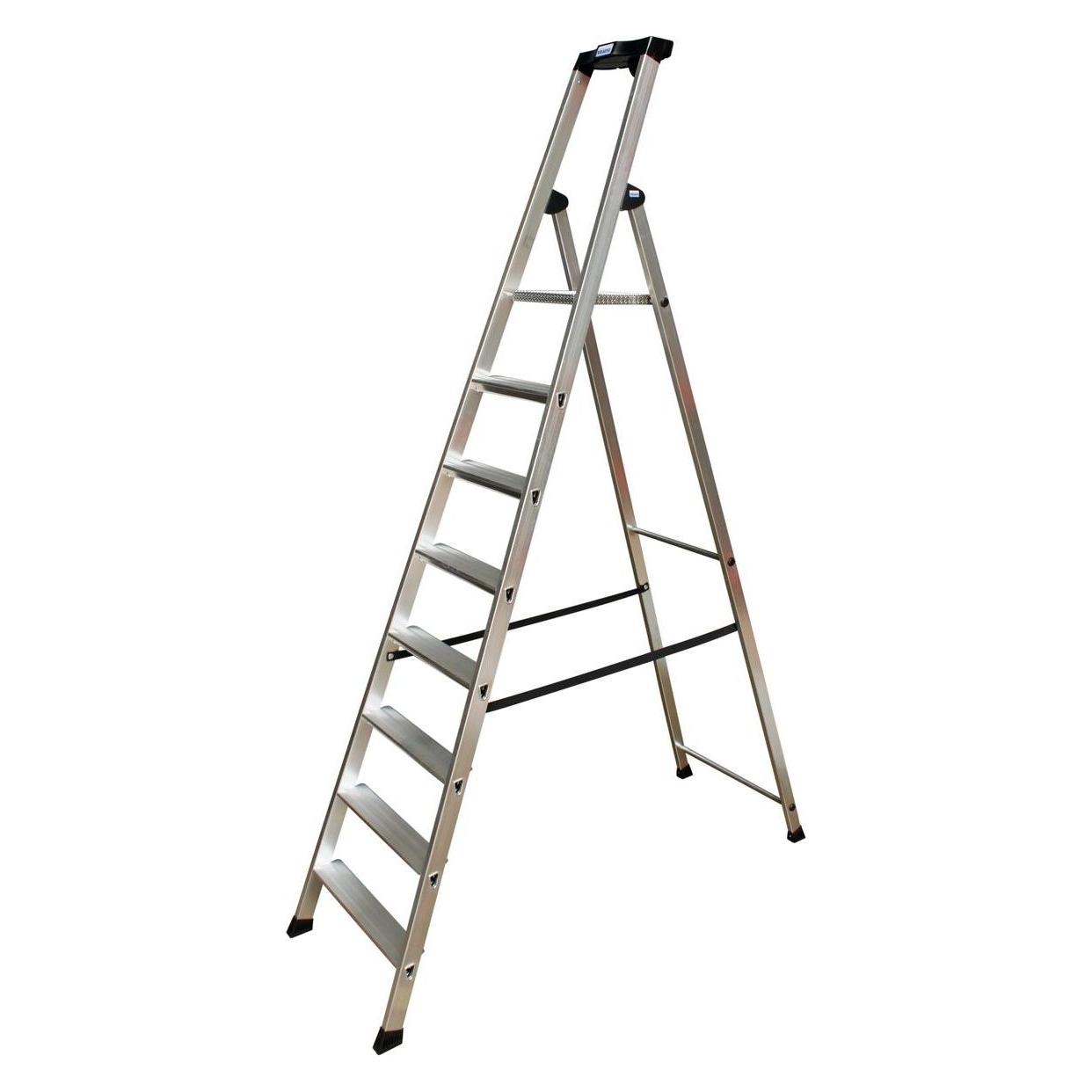 Krause Stehleiter MONTO Solido alu 8 Stufen, H: 255,0 cm (Stehleiter, 255 cm) (126672)
