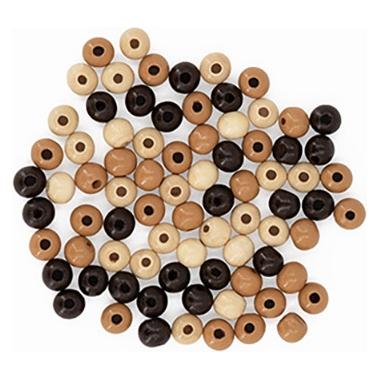 Glorex Holzperle 8mm 80St braun mix (74071961)