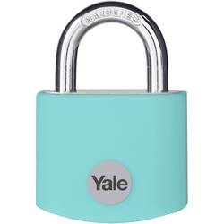 YALE YE3B/38/119/1/TE Vorhängeschloss 38 mm Türkis Schlüsselschloss