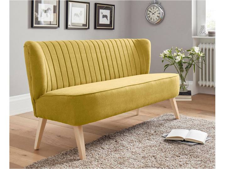 Home affaire 2-Sitzer Campi Küchensofa, Breite 140cm, Komfortsitzhöhe 46cm, bequemes Küchensofa, frei im Raum stellbar