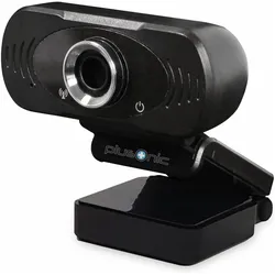Plusonic USB Webcam One (2 Mpx), Webcam, Schwarz