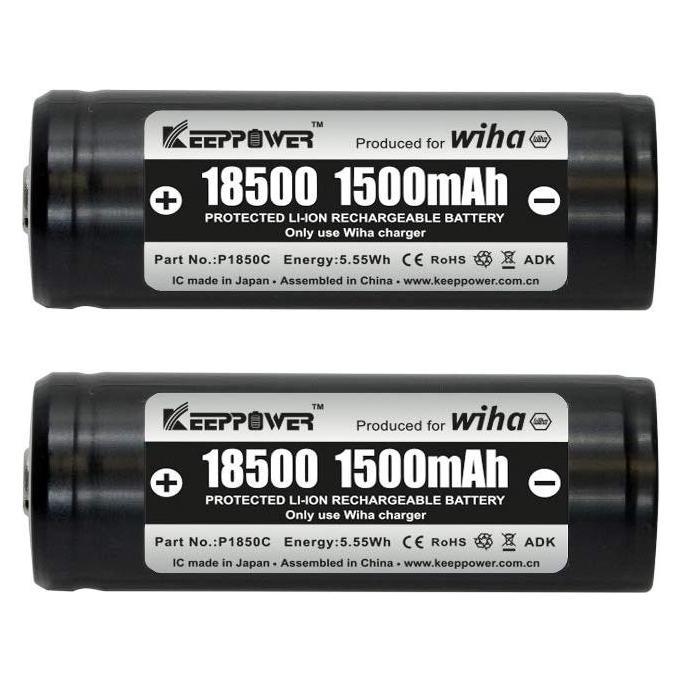 Wiha Ersatzakkus 18500 Li-Ion 2 Stk. in Box (41914) (WH41914)