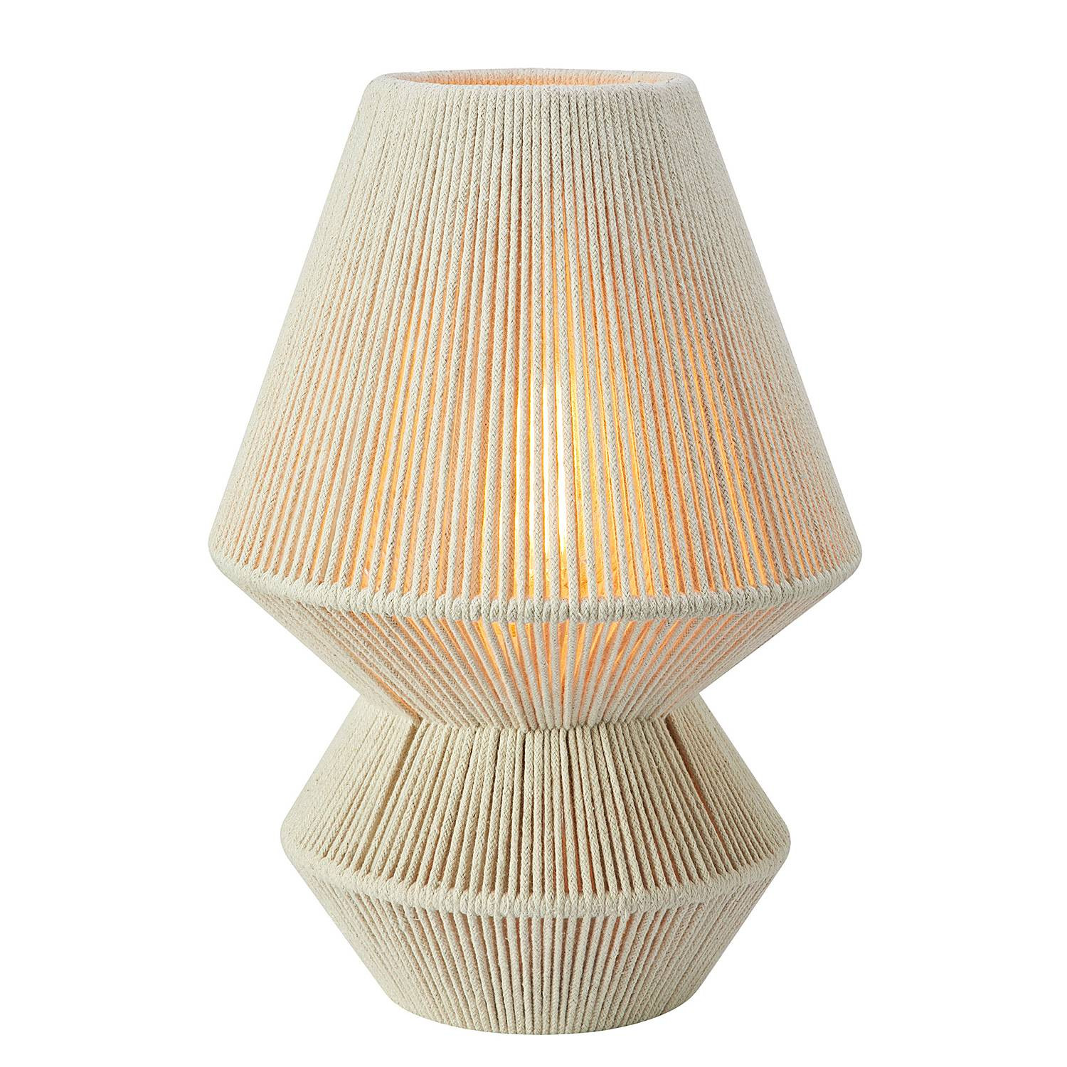 Markslöjd Razzo Tafellamp Beige Metaal en Textiel E27