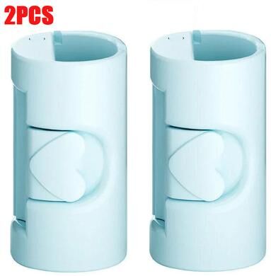 Discount Dollar Deals Non slip Bed Sheet Clips, Plastic Quilt Cover Holder, Mattress Fasteners 2pcs Blue