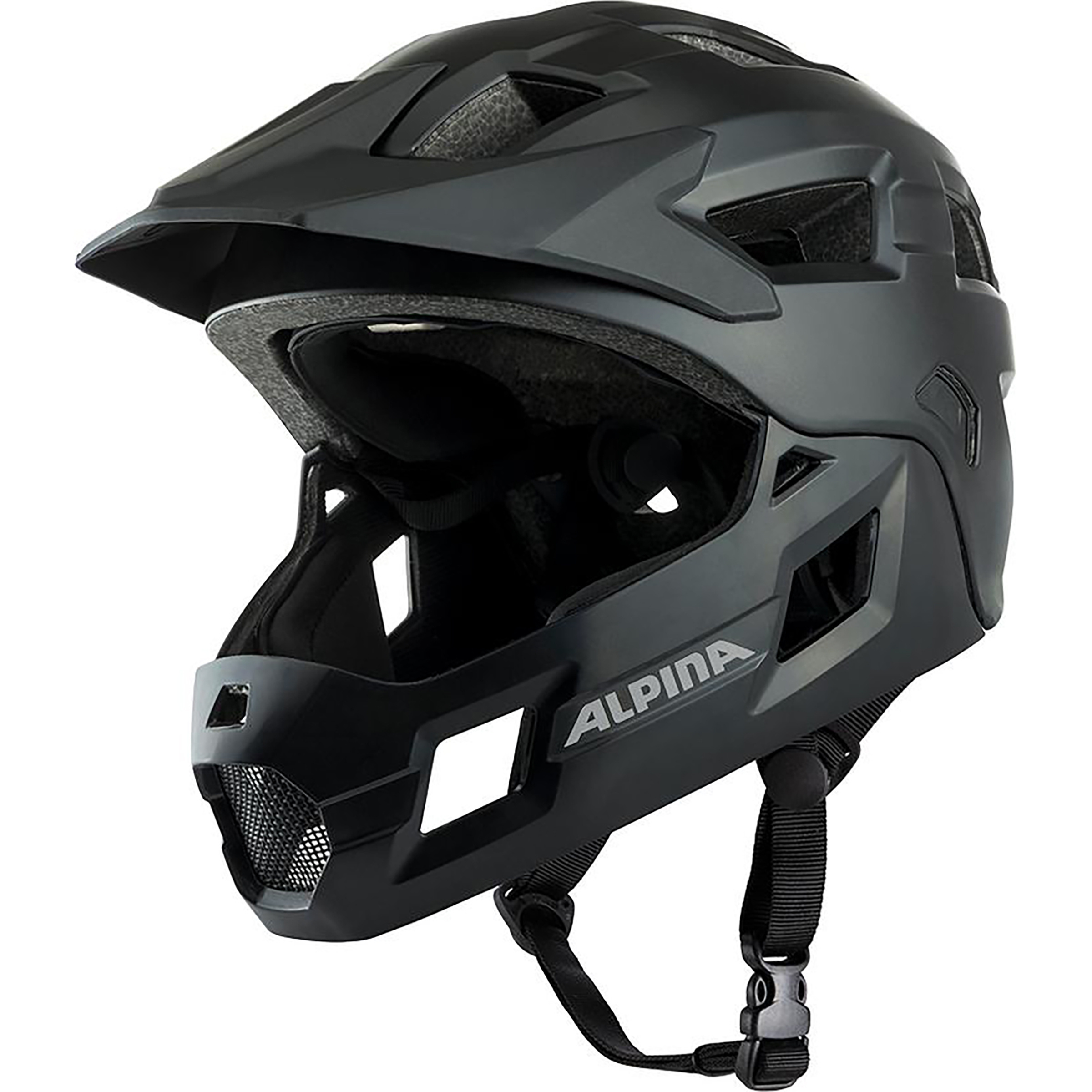 Alpina Rupi Fahrradhelm Kinder Fahrradhelme schwarz Größe 50-55CM Mountainbike