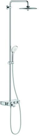 Grohe Euphoria Duschsystem 26510000 Aufputz-Wannen-Thermostat, Duscharm 450mm, chrom