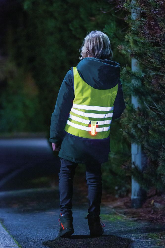 Abus Led-Lampe Lumino Indicator Light Med Velcrolukning I Gul