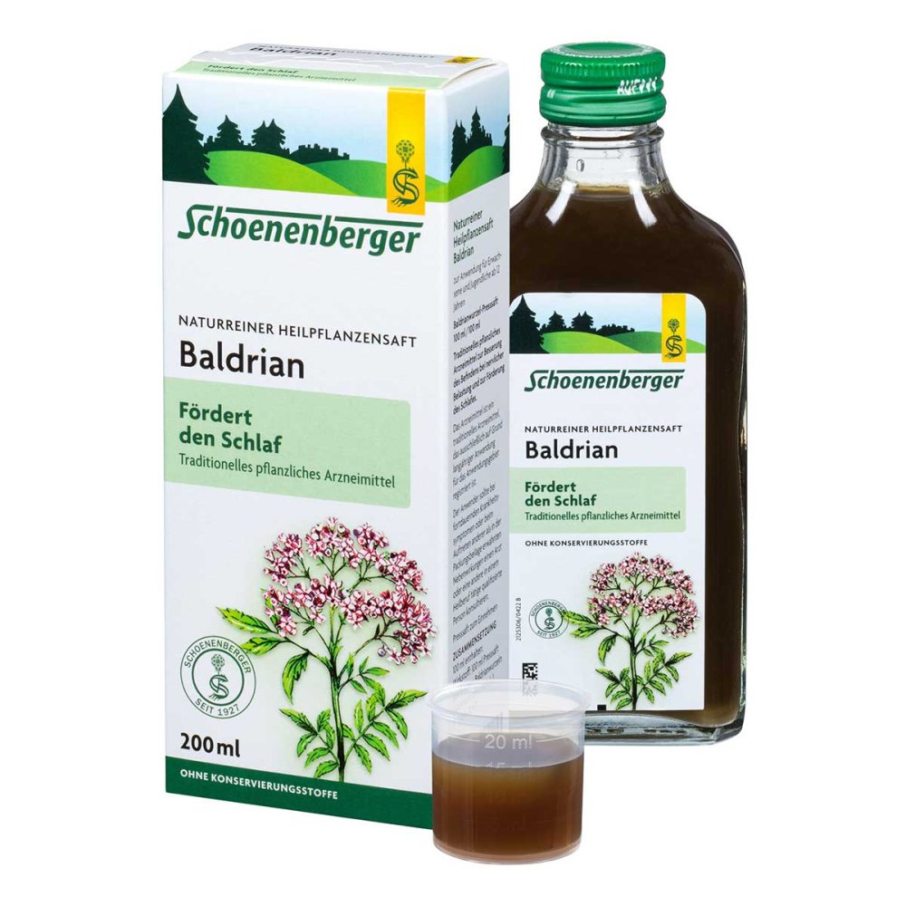 SALUS Pharma GmbH Schoenenberger Naturreiner Heilpflanzensaft Baldrian 00692067