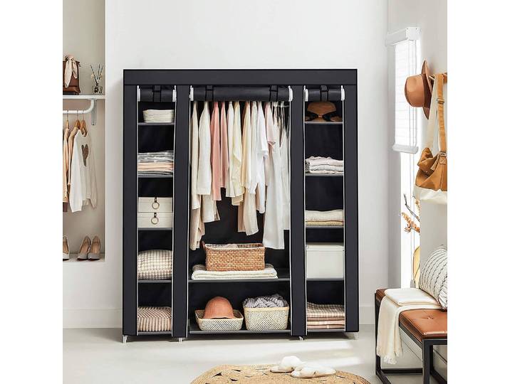 Armoire d’entrée Beam III 150 x 175 x 45cm Noir