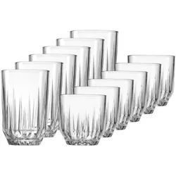 WHISKY & LONGDRINKGLÄSER-SET Palace transparent 12-tlg.