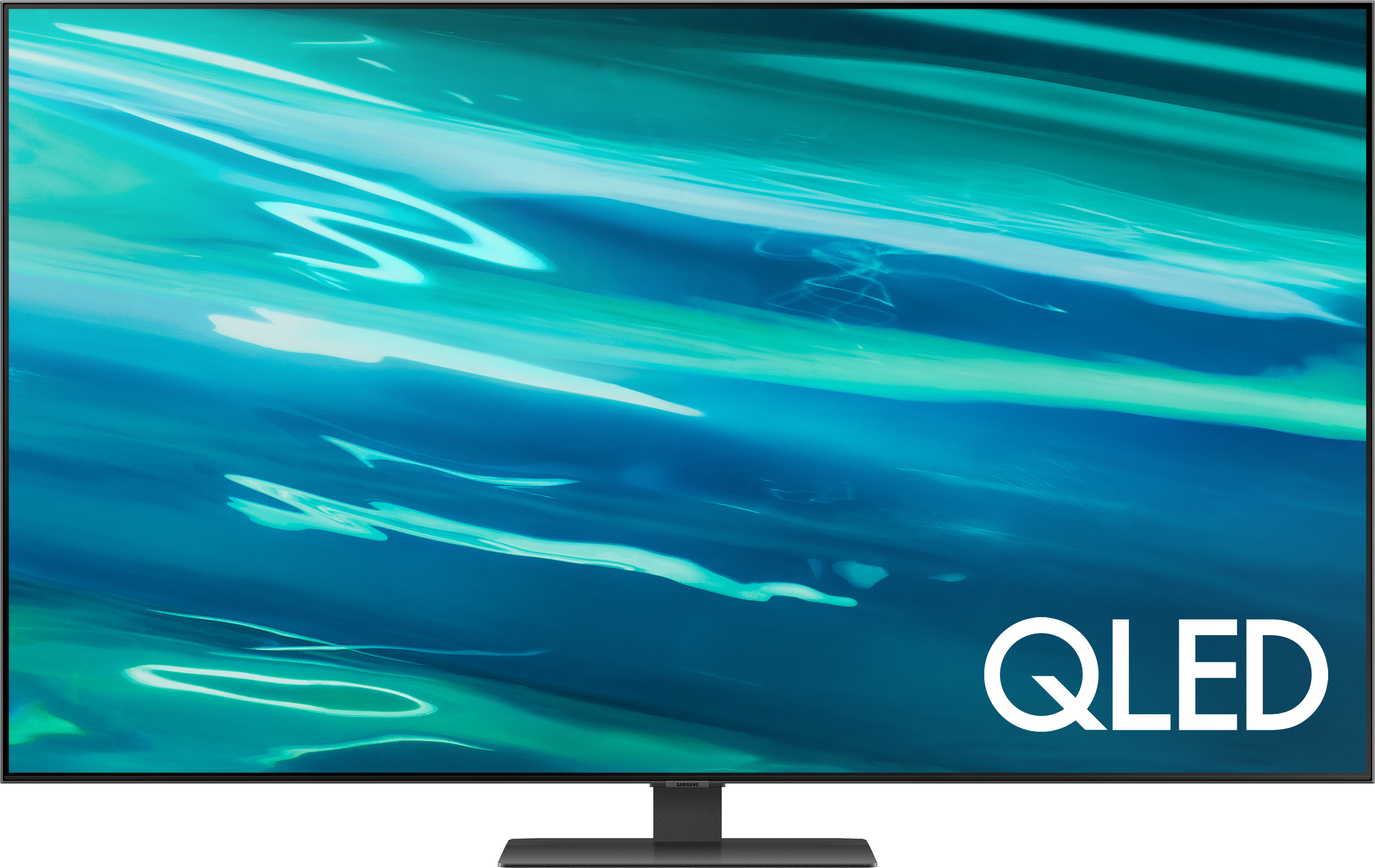 Samsung Q80A (2021), 165,1 cm (65"), 3840 x 2160 Pixel, QLED, Smart-TV, WLAN, Schwarz