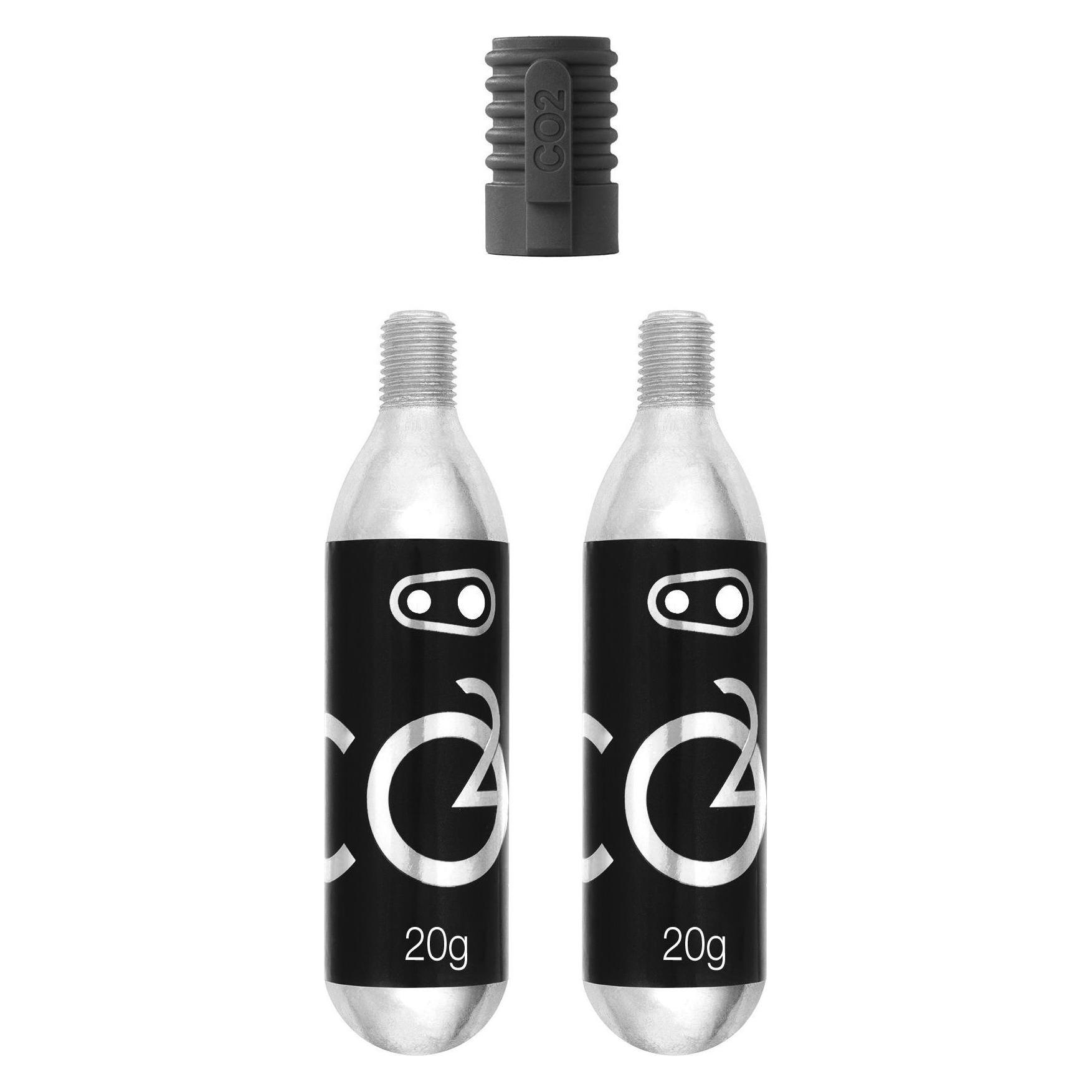 Crankbrothers CO2 Kartuschen mit Gewinde 20g (CO2-Ersatzkartuschen) (10231796)