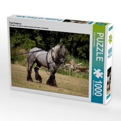 CALVENDO Puzzle Trait Poitevin | 1000 Teile Lege-Größe 64x48cm Foto-Puzzle für glückliche Stunden