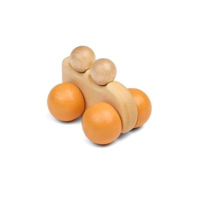 Pfingstweid - MINI orange Ataberk aus Ahorn mit Rädern in orange, Buche, Holz