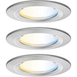 Paulmann 92443 LED-Deckenleuchte, LED-Einbauleuchte LED 6 W Eisen (gebürstet)