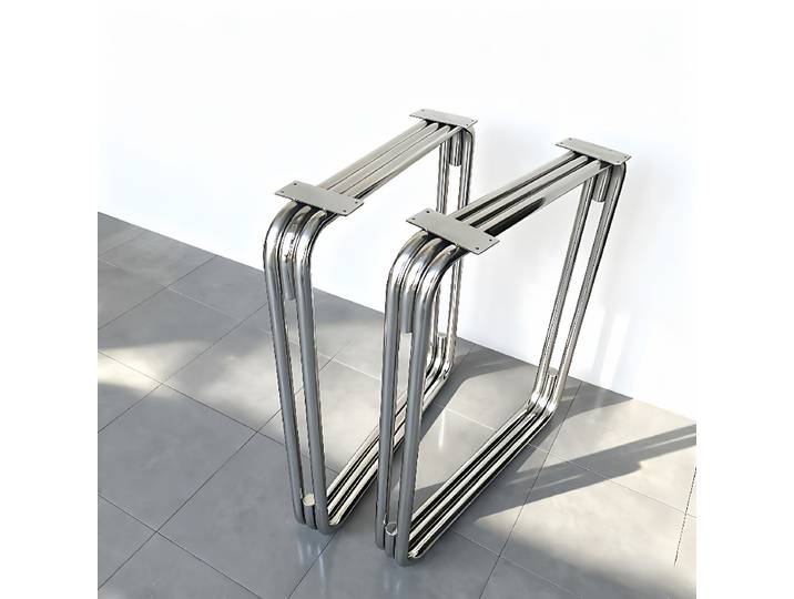Pieds de meubles en acier inoxydable 304, Base de bureau moderne pour planche de bois, accessoires de bureau, Support de pieds de Bar industriel