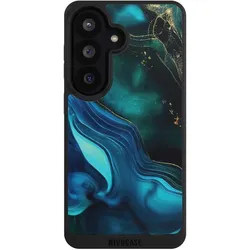 Nivocase Handyhülle für Samsung Galaxy S26 Hülle NIVOpure Case Schwarz Art Farbverlauf Marmor (Samsung Galaxy S26), Smartphone Hülle, Schwarz