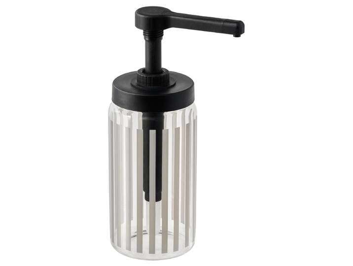 Distributeur Dispensa Rayures Ø 10cm Transparent