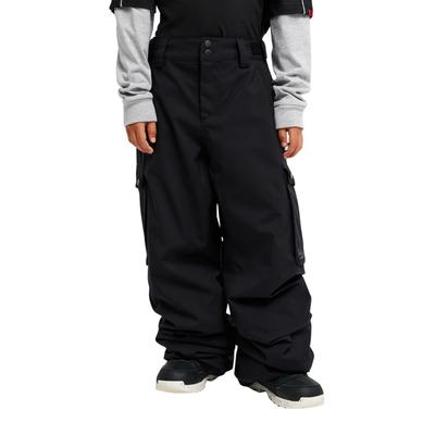 Snowboardhose QUIKSILVER "Young Guns Snow Down Cargo 10K", Kinder, Gr. 12, Normalgrößen, schwarz, Obermaterial: 100% Polyester., Hosen