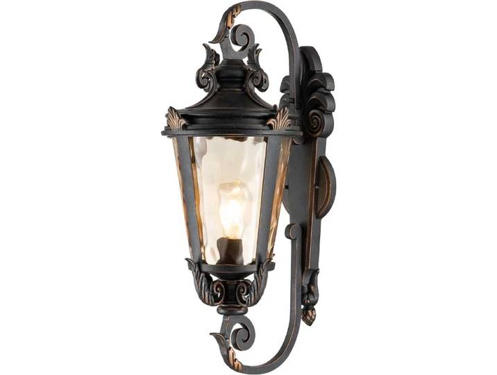 Elstead Lighting LED Wand Buitenlamp Baltimore 1X E27 Max 60W IP44 Dimbaar Weathered Bronze