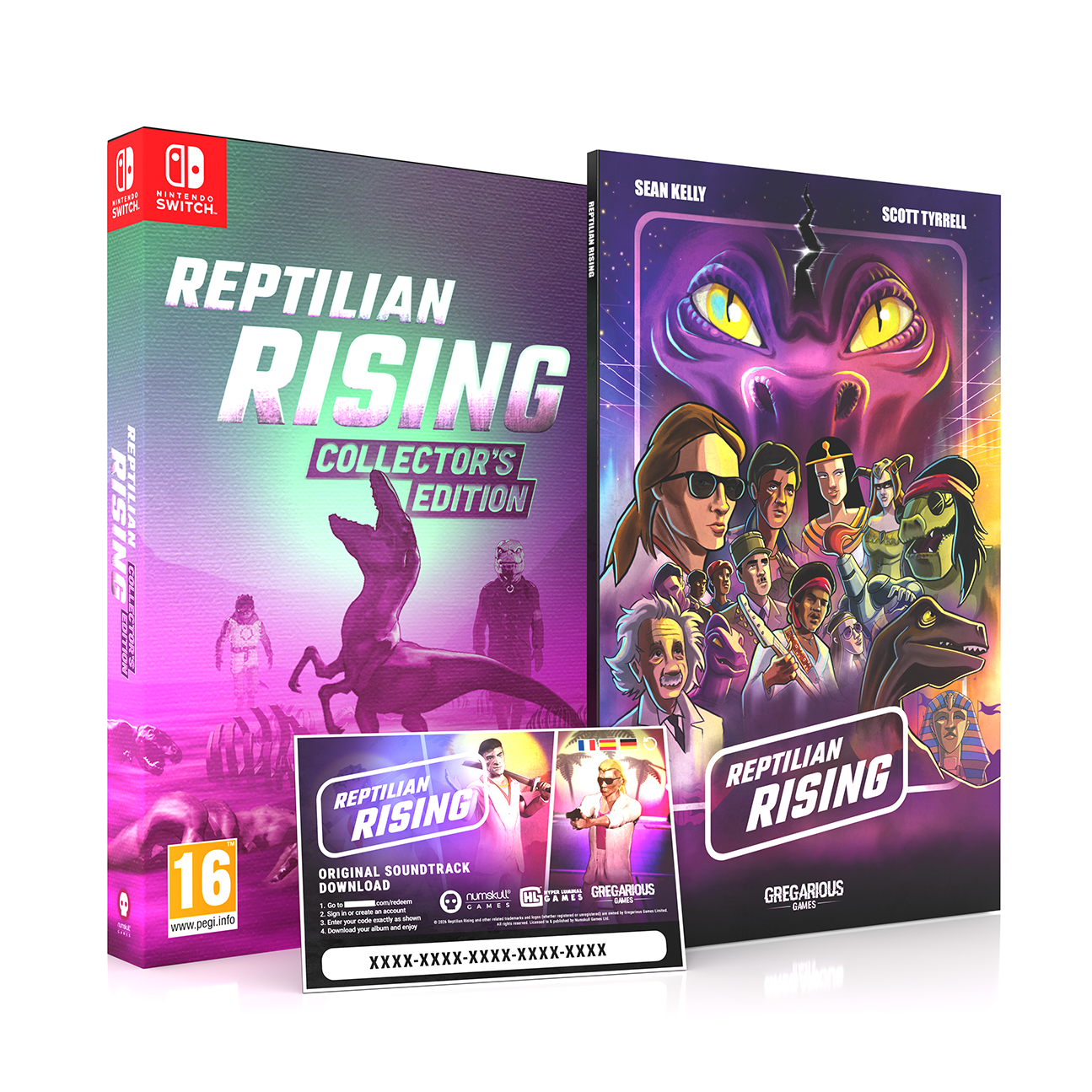 Numskull Games Reptilian Rising Collector's Edition – Nintendo Switch (Game Cartridge) for 1 Player, Ages 16+, Turn-Based Tactical Adventure