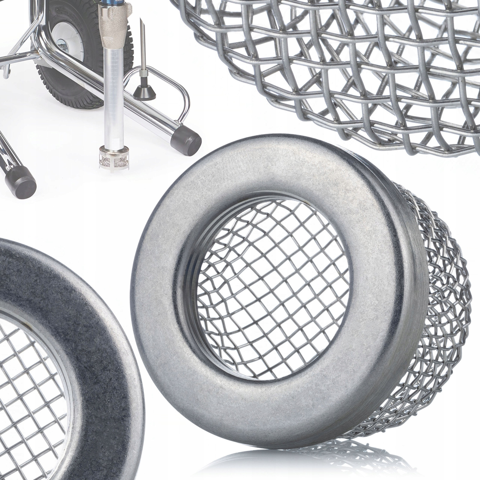 ROSFIX Zuigfilter Tornado RTR5 – 10 Mesh, 31,7mm Binnenraad met Driefasenfiltratie